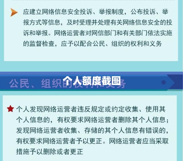 个人额度截图