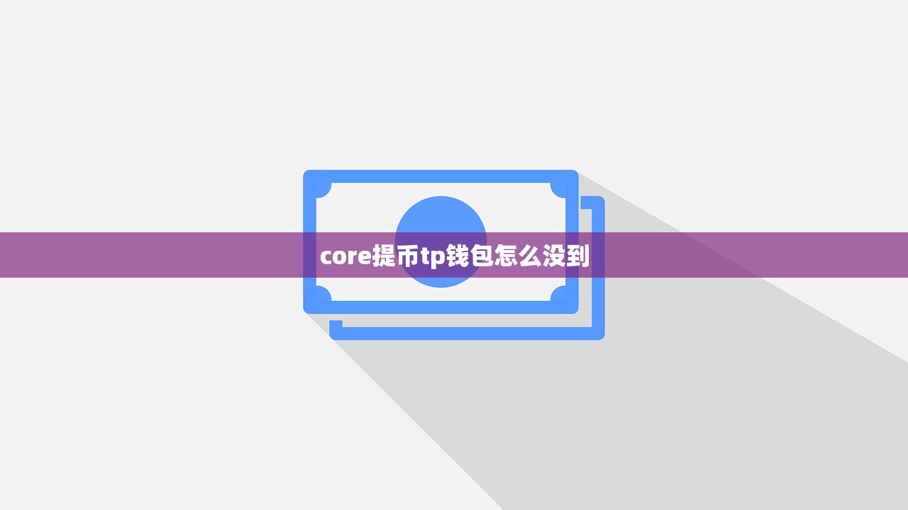 core提币tp钱包怎么没到